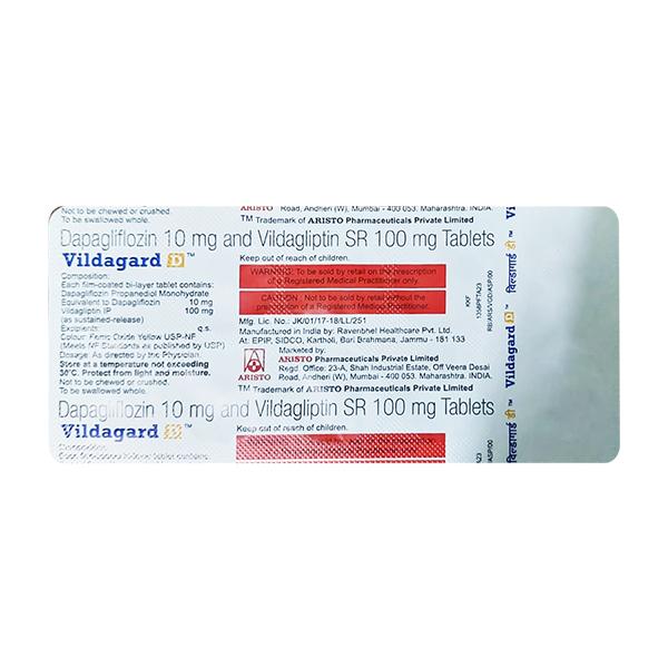 VILDAGARD D Tablet 10's