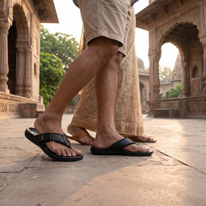 Frido Unisex Orthotics V-Strap Sandals - Frido view 2