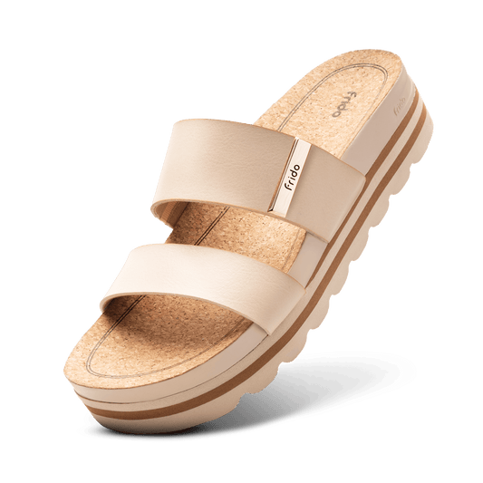 Frido Women's Arch Support Wedge Sandals - Frido