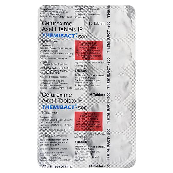 THEMIBACT 500 Tablet 10's