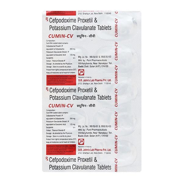 Cumin CV Tablet 10'S