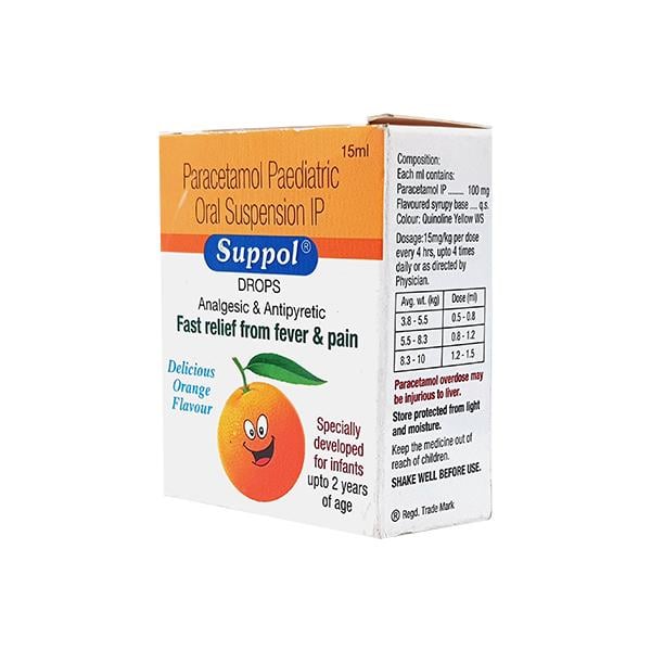 Suppol Delicious Orange Flavour Drops 15ml