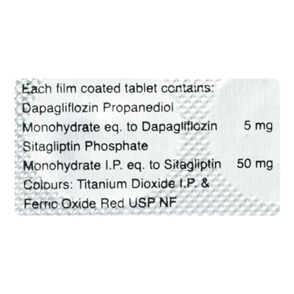 GLUCRETA S 5+50mg Tablet 10's