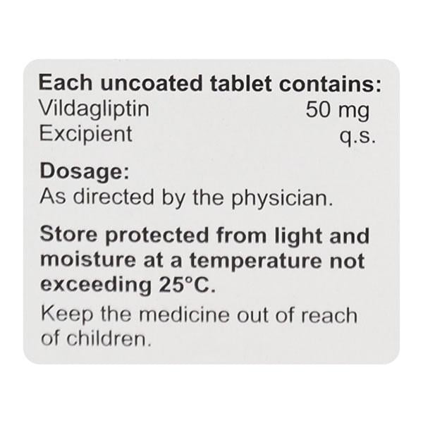 VILDAMBIC 50 Tablet 15's
