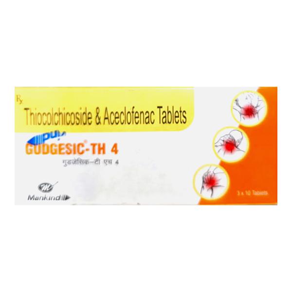 Gudgesic TH 4mg Tablet 10'S