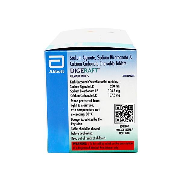 DIGERAFT MINT FLAVOUR Chewable Tablet 10's