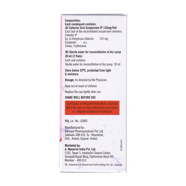 DISTACLOR STRAWBERRY FLAVOUR 125mg Oral Suspension 60ml
