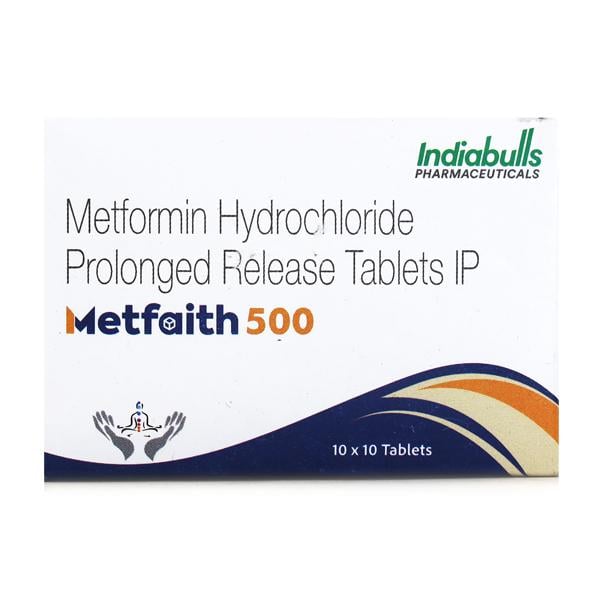 METFAITH 500mg Tablet 10's