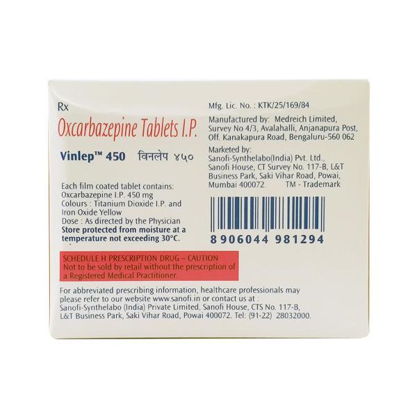 Vinlep 450mg Tablet 10'S