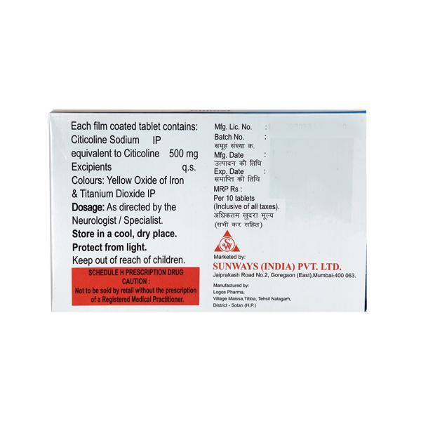 Citimet 500mg Tablet 10'S