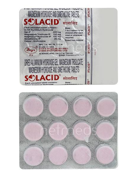 Solacid Tablet 12'S