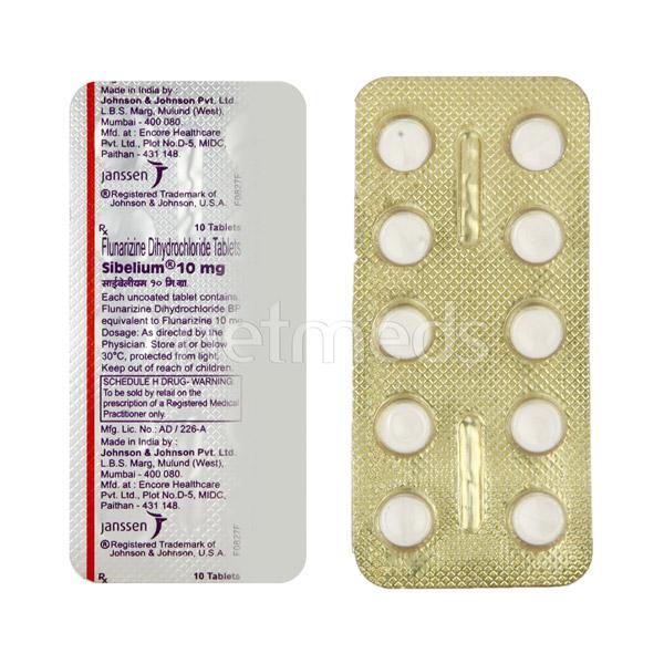 Sibelium 10mg Tablet 10'S