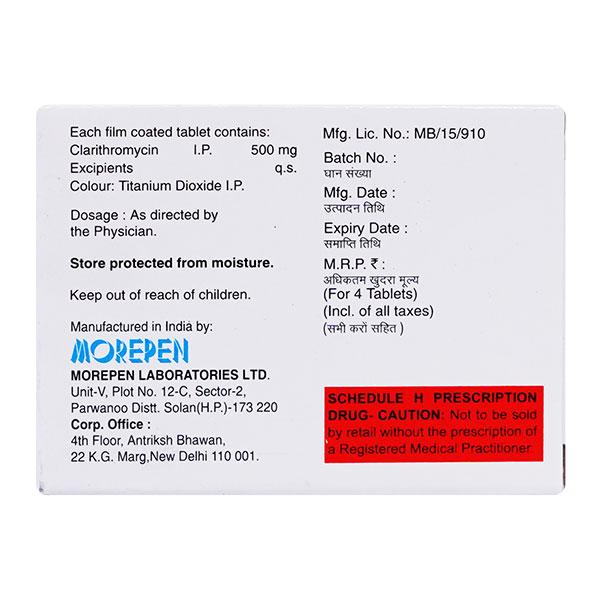 KLARIM 500 Tablet 4's