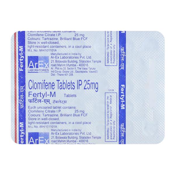 Fertyl M 25mg Tablet 30'S