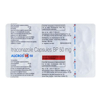 ALCROS SB 50 Capsule 10's