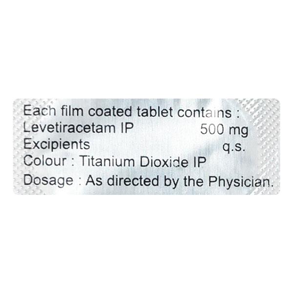 EPILETRA 500mg Tablet 10's