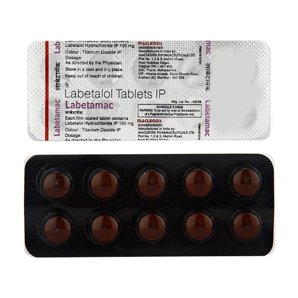 Labetamac 100mg Tablet 10'S