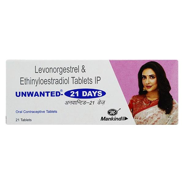 UNWANTED 21DAYS TABLET 21'S