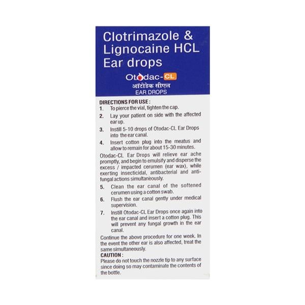 Otodac CL Ear Drops 10ml