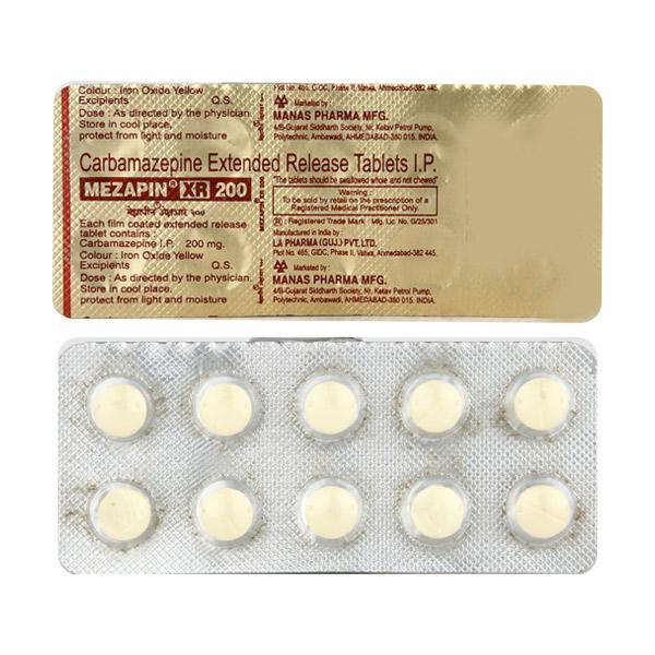 Mezapin XR 200mg Tablet 10'S