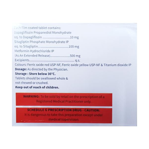 DAPAHENZ SM 500 Tablet 10's