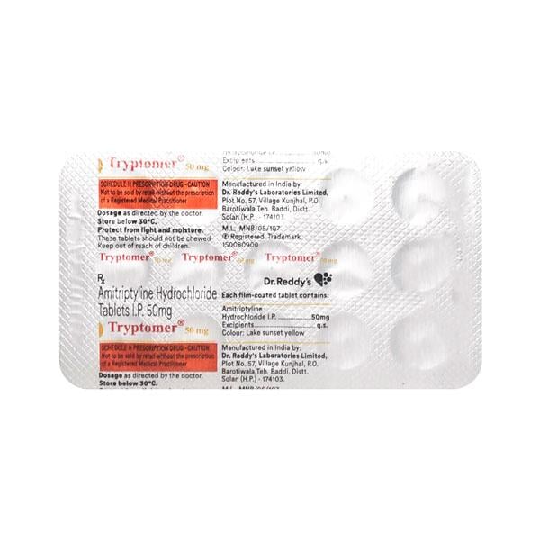 Tryptomer 50mg Tablet 15'S