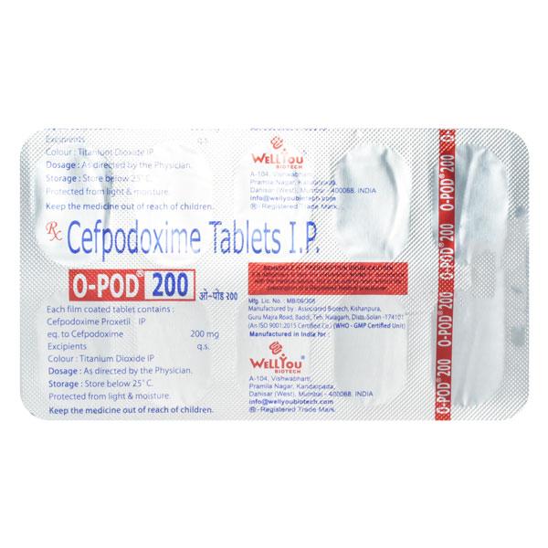 OPOD 200 Tablet 10's