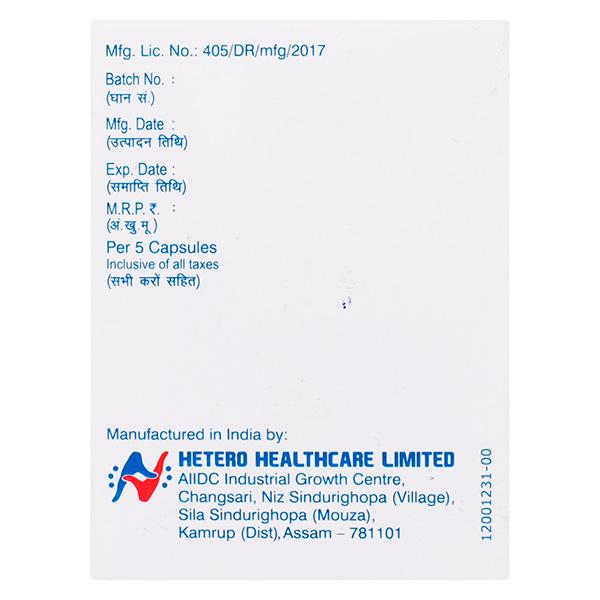 Temotero 100mg Capsule 5'S