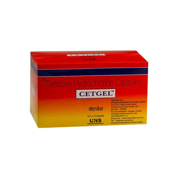 Cetgel Capsule 10'S