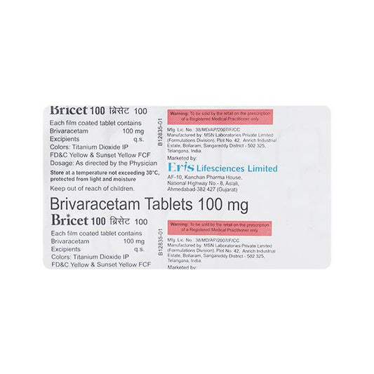 BRICET 100 Tablet 10's