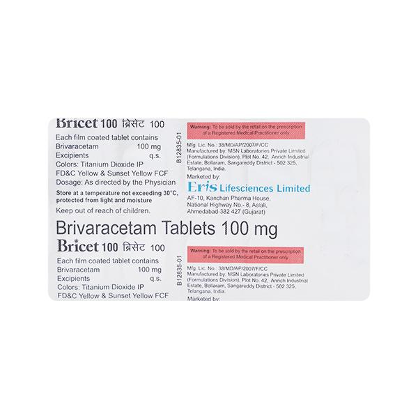 BRICET 100 Tablet 10's