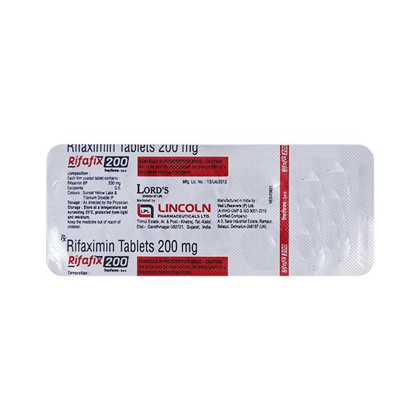 RIFAFIX 200 Tablet 10's