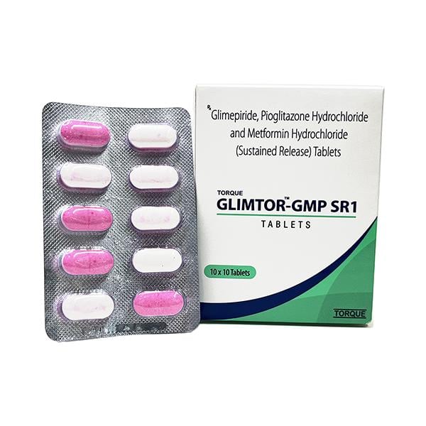 GLIMTOR GMP SR 1 Tablet 10's