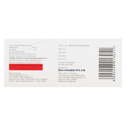 DEFNET 30mg Tablet 10's