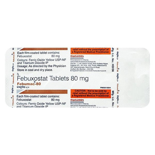 Febumac 80mg Tablet 10'S