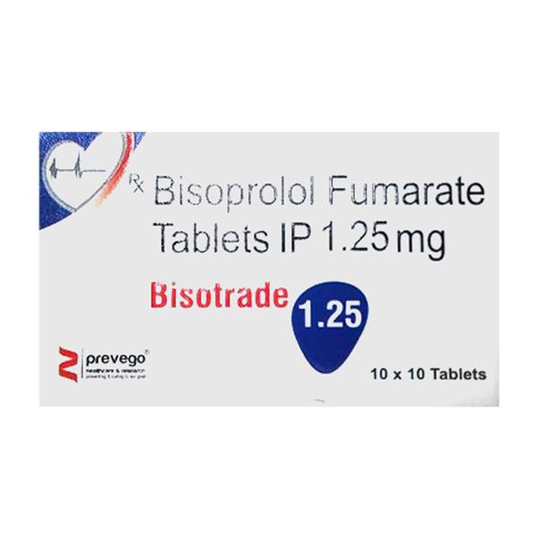 BISOTRADE 1.25 Tablet 10's