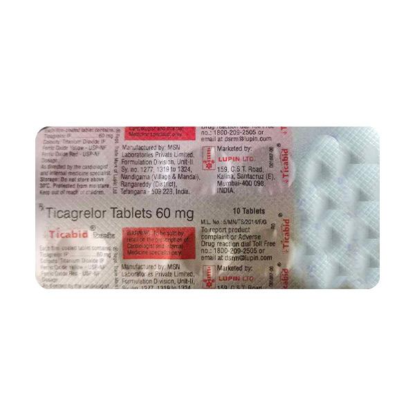 TICABID 60 Tablet 10's