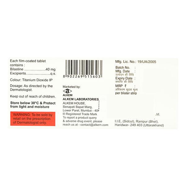 PRUCROS 40mg Tablet 10's