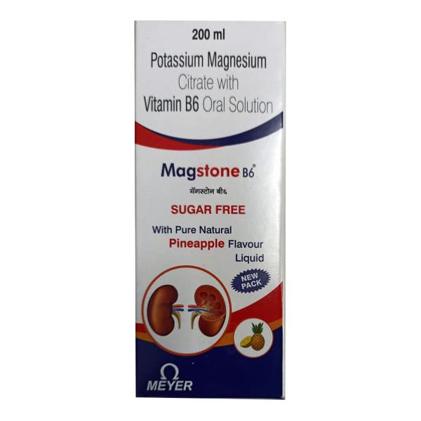 Magstone B6 SUGAR FREE PINEAPPLE FLAVOUR  ORAL SOLUTION 200ml