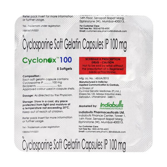 CYCLONOX 100 Capsule 5's