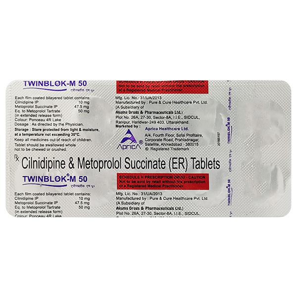 TWINBLOK M 50mg Tablet 10's
