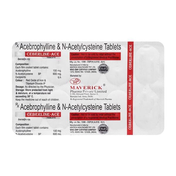 CEBERLINE ACE Tablet 10's
