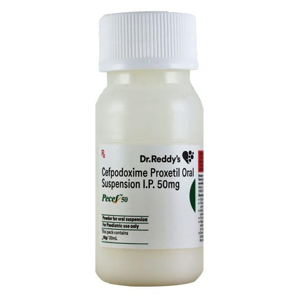 Pecef 50mg Suspension 30ml