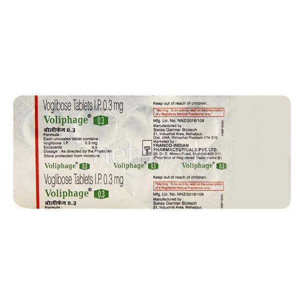 Voliphage 0.3mg Tablet 10'S
