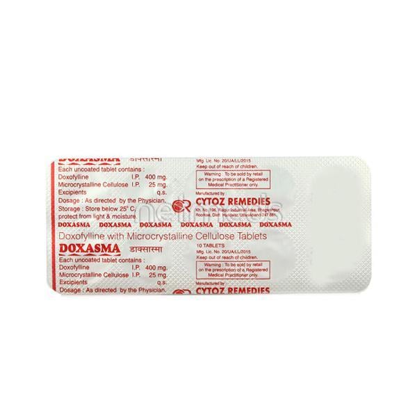 Doxasma 400mg Tablet 10'S