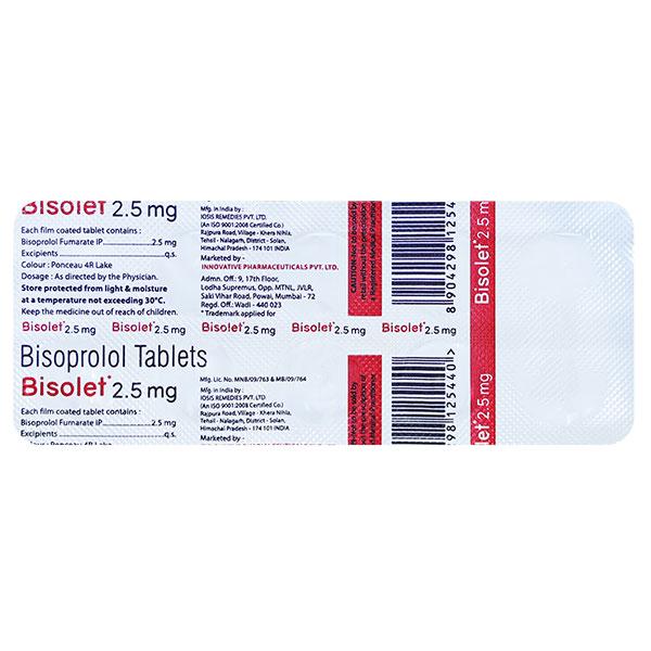 BISOLET 2.5 Tablet 10's