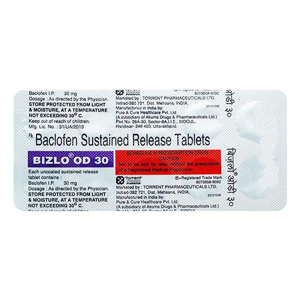 Bizlo OD 30mg Tablet 10'S