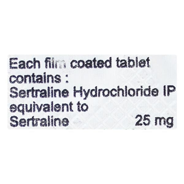 SERTRAX 25mg Tablet 10's