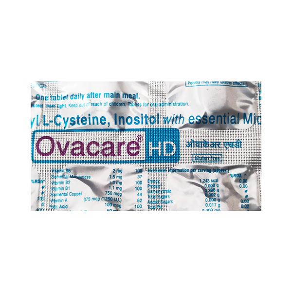 OVACARE HD GLUTEN FREE Tablet 10's