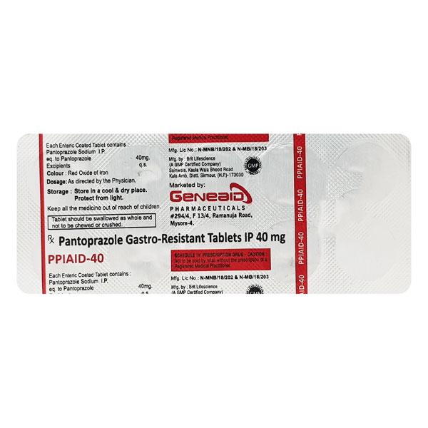 PPIAID 40 Tablet 10's